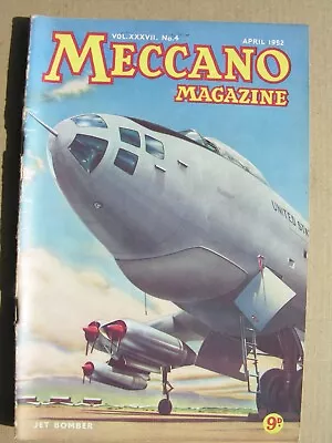 Buy 1952 MECCANO MAGAZINE April Stanley Mortensen Boeing XB-47 Stratojet Bristol 173 • 8£