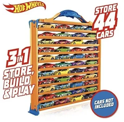 Buy Hot Wheels Rack N' Track Cars & Toys Organizer Storage With 44 Compartments - • 22.95£