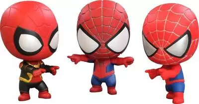Buy Hot Toys Cosbi Spider-Man No Way Home Set Of 3 Non-Scale Figures Red Height Appr • 156.25£