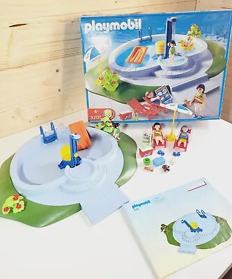 Buy Boxed Playmobil 3205 Childrens Swimming Play Pool Summer Water Park • 12£