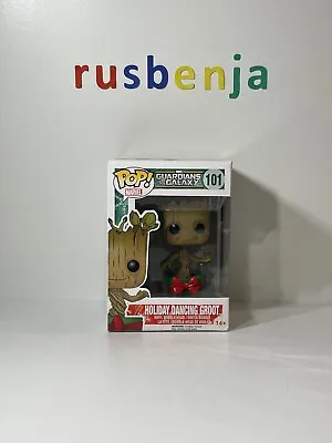 Buy Funko Pop! Marvel Guardians Of The Galaxy Holiday Dancing Groot #101 • 11.99£
