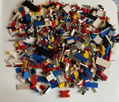 Buy Box Of Vintage Lego , Some Space, Technic And House Parts. 2.834kg Box Full Lego • 3.20£