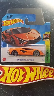 Buy Hot Wheels ~ Lamborghini Sían FKP 37, Orange, Short Card.  More Sian's Listed!! • 3.69£