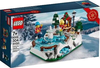 Buy LEGO SEASONAL / CHRISTMAS “Ice Skating Rink” (40416) NEW/SEALED - BOX EXCELLENT • 22.90£