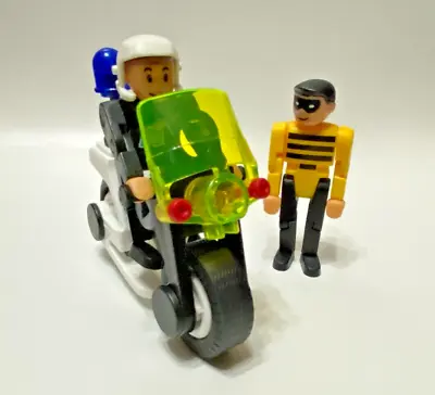 Buy RARE Meccano Jr City Guardians Police Motorbike 1100 Construction Kit Kids Toys • 36.99£