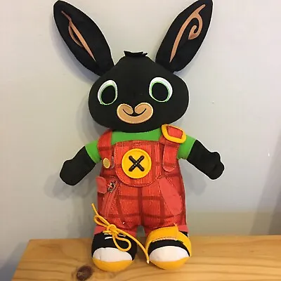 Buy Bing Bunny Learn To Dress Soft Toy Tie Laces Button Zip Mattel • 6£
