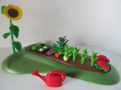 Buy Playmobil Dollshouse/Farm/Countryside: Garden Scene With Vegetable Bed NEW • 11.99£