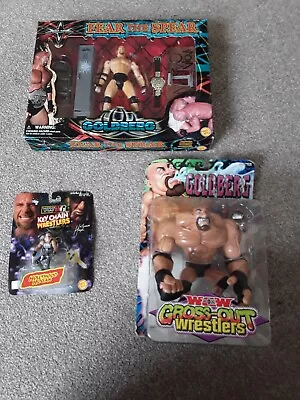 Buy Toy Biz Wrestling Figures Bundle Boxed • 40£