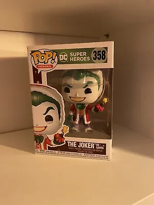 Buy Funko Pop DC Heroes The Joker As Santa #358 • 8£