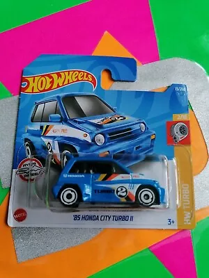 Buy Hot Wheels 2022 '85 Honda City Turbo Ii, Blue, Short Card. • 4£