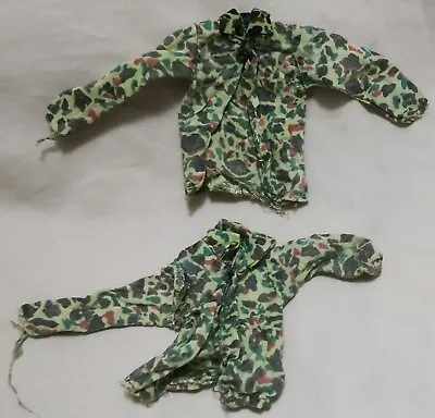 Buy Vintage: Action Man Camouflage Tops X 2 (torn) - 1970's • 3.99£