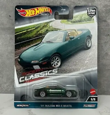 Buy Hot Wheels Premium Modern Classics ’91 Mazda MX-5 Miata • 13.99£