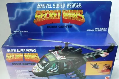 Buy Mattel Marvel Super Heroes Secret Wars Dr Doom Copter Spanish Variant 1984 • 214.11£