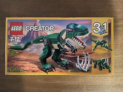 Buy LEGO 31058 Creator Green Mighty Dinosaurs 3 In 1 *Brand New & Sealed • 10£