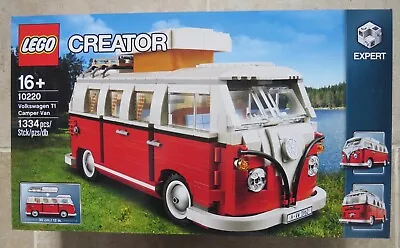 Buy Brand New LEGO Creator Expert Volkswagen T1 Camper Van (10220) - Retired Set • 200£