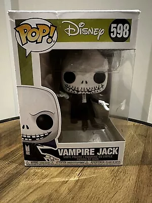 Buy Funko Pop! Movies: The Nightmare Before Christmas - Vampire Jack Disney #598 • 10£