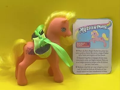 Buy Vintage 1997 G2 My Little Pony Berry Bright With Card • 20£