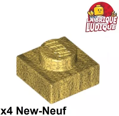 Buy LEGO 4x Flat Plate 1x1 Gold Golden/Pearl Gold 3024 New • 1.54£