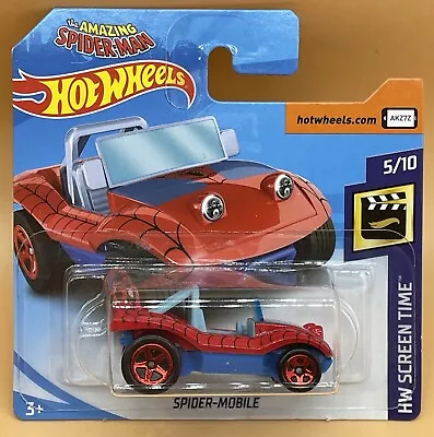 Buy Hot Wheels Amazing Spider-Man Screen Time 5/10 The Spider-Mobile Toy Car 146 New • 12.21£