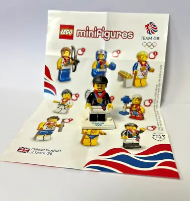 Buy Lego 8909 Olympics 2012 Team GB - Horseback Rider Minifigure + Base & Leaflet • 9.95£