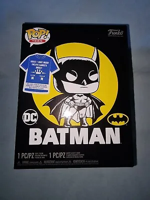 Buy Funko Batman DC Comics POP! & Tee Box Sun Faded T-Shirt & Pop Vinyl Set Medium • 12£