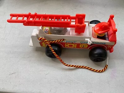 Buy Vintage 1960's Fisher Price Fire Engine  • 15£