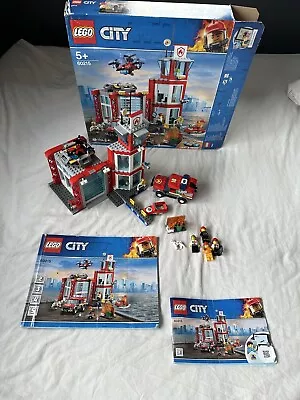 Buy LEGO 60215 City Fire Station Playset With Light And Sound • 34.99£