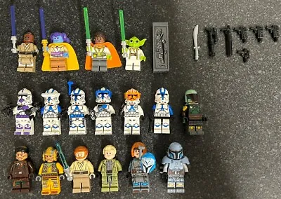 Buy Lego Star Wars Minifigure Bundle Inc. Bo Katan, Paz Vizsla Etc. • 100£