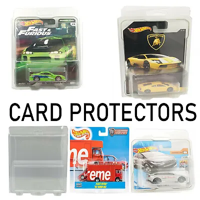 Buy Hot Wheels Protectors For Short Long Team Transport & Real Rider Cards Cars NEW • 224.99£