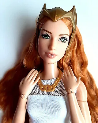 Buy @Mattel Signature Hybrid Barbie: Wonder Woman MERA Head + Made To Move Body  • 150.16£