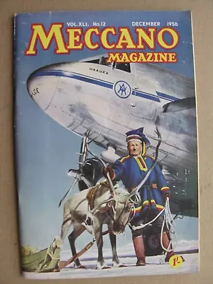Buy 1956 MECCANO MAGAZINE Dec Lake Chapala, Bell X-2, Finnair, Leeds & Selby Railway • 8£