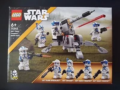 Buy LEGO Star Wars 75345  - 501st Clone Troopers Battle Pack. BRAND NEW AND SEALED • 14.99£