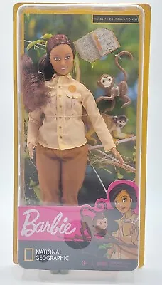 Buy 2018 Mattel National Geographic You Can Be Wildlife Conservationist Barbie Doll • 23.46£