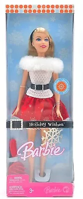 Buy 2007 Holiday Wishes Barbie Doll / Mattel J9207 / NrfB, Original Packaging • 35.13£