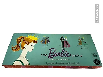 Buy Vintage Original The Barbie Board Game Queen Of The Prom 1960 Mattel Toys Dolls • 141.75£