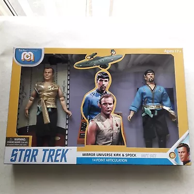 Buy Mego Star Trek Mirror Universe 8  Kirk  & Spock Action Figure Gift Set • 20£