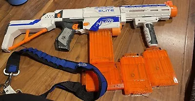 Buy Nerf Retaliator Elite With 3 Extra Charges And Belt • 40£