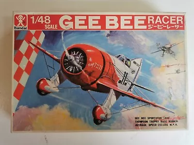 Buy Bandai 1/48 8510 Gee Bee Racer Sportster '32 Model Kit Complete Rare Vintage • 29.99£