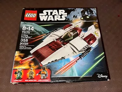 Buy Lego Star Wars 75175 A-Wing Starfighter BNISB But Box Shabby • 104.40£