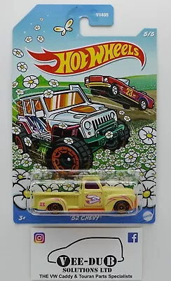Buy Hot Wheels '52 Chevy Truck Yellow Hotwheels Spring 2023 HLJ34 USA Exclusive NEW • 3.99£