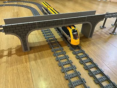 Buy Bridge Section Compatible For LEGO  Train Set Track  60198, 60052, 60051  ID5 • 59.95£