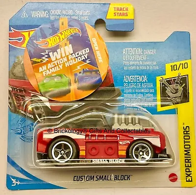 Buy Hot Wheels Fits Lego Car Custom Small Block Red Build On Removable Parts Mattel • 12£