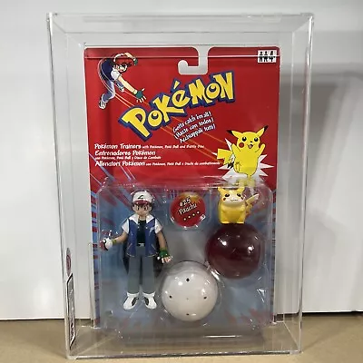 Buy Pokémon Trainers Ash Ketchum And Pikachu Hasbro 2000 Figures UKG 85  • 399.99£