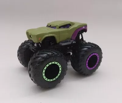 Buy Hot Wheels Incredible Hulk Marvel 1:64 Scale Monster Truck Collectible Toy Car • 8£