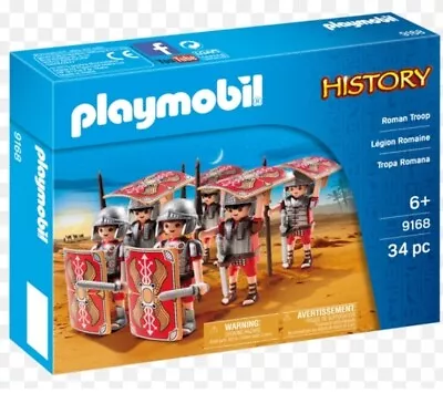 Buy Playmobil 9168 Romans, Troop, Legion, Soldiers Playset, History, Rare, Brand New • 24.90£