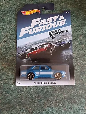 Buy 2017 Hot Wheels Walmart Exclusive Fast & Furious 70 Ford Escort RS1600 #6/8 • 15£
