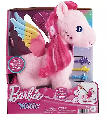 Buy Barbie A Touch Of Magic Walk & Flutter Pegasus Plush Toy New With Box • 24.90£