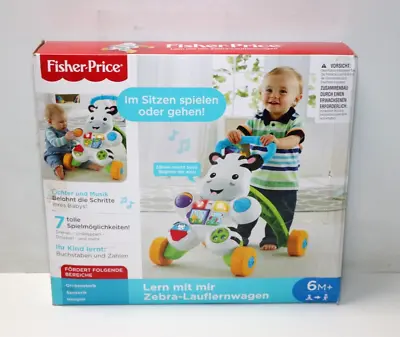 Buy Fisher Price Learn With Me Zebra Walking Aid Running Car, German Version!!!! • 22.49£
