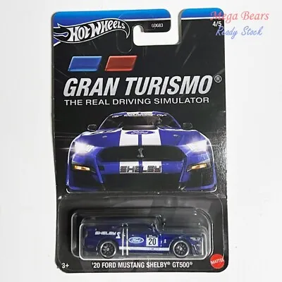 Buy Hot Wheels Gran Turismo The Real Driving Simulator 20 Ford Mustang Shelby GT500 • 6.49£