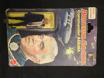 Buy Mattel  MOC Commander  Adama Action Figure Battlestar Galactica  Vintage • 115£